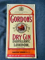 Metalen Reclame plaat van Gordon's Gin, Ophalen of Verzenden, Gebruikt, Reclamebord