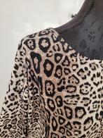 ONLY leopard luipaard oversized trui maat S valt als M, Maat 38/40 (M), Only, Bruin, Ophalen of Verzenden