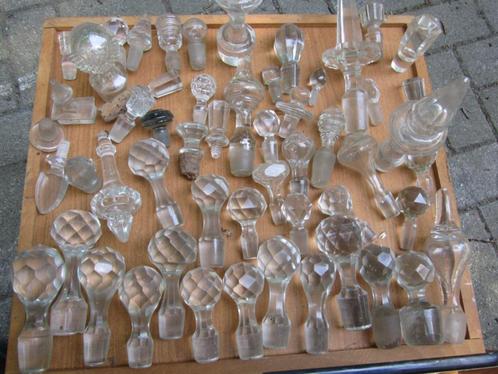 KRISTAL ANTIEKE DOP FLESSEN, Antiek en Kunst, Antiek | Glas en Kristal, Ophalen