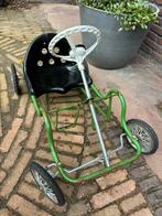 Vintage groene trapcar voor buiten, Kinderen en Baby's, Speelgoed | Buiten | Skelters, Overige merken, Gebruikt, Ophalen