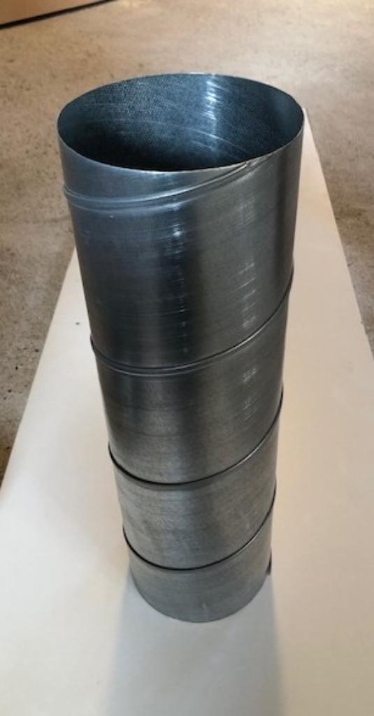 spiro buis, Doe-het-zelf en Verbouw, Buizen en Afvoer, Nieuw, Afvoer, Aluminium, Minder dan 2 meter, 80 mm of meer, Ophalen