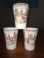 Vintage Petrus Regout British Castles Melkbekers (3), Ophalen of Verzenden
