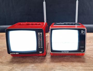 div. vintage retro mini tv draagbare televisie tafel model beschikbaar voor biedingen