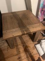 2 teakhoten salontafels/bijzettafel, Ophalen, 50 tot 100 cm, 50 tot 75 cm, 50 tot 100 cm