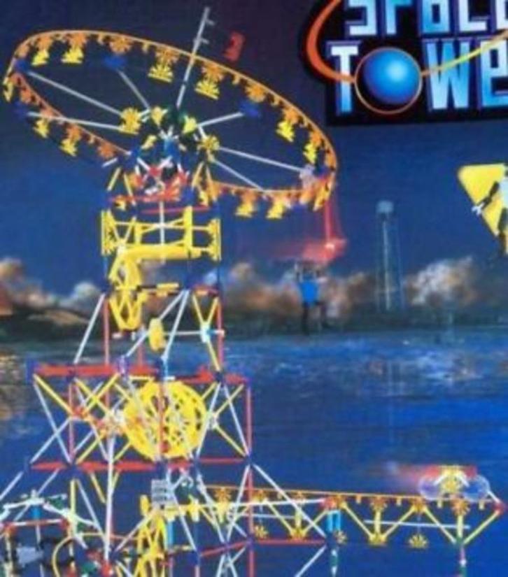 K'NEX Set | Hyper Space Training Tower + Elektromotor 47147, Kinderen en Baby's, Speelgoed | Bouwstenen, Gebruikt, K'nex, Ophalen of Verzenden