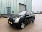 Kia Picanto 1.0 2006 Zwart NIEUW KOPPELING apk nieuw, Auto's, Voorwielaandrijving, Stof, Zwart, 61 pk