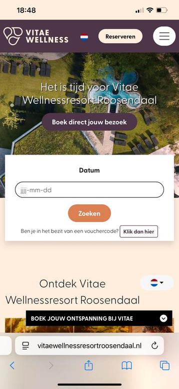 Wellness resort Roosendaal beschikbaar voor biedingen