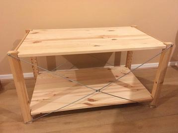 NIEUW! IVAR salontafel 90x60x48 massief grenen UNIEK! beschikbaar voor biedingen