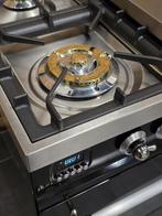 🔥Luxe Fornuis Boretti 90cm hoogglans zwart rvs 2 ovens, Witgoed en Apparatuur, Fornuizen, Niet ingevuld, 60 cm of meer, Niet ingevuld