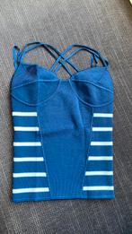Ralph Lauren hemd topje top mt s spaghettibandjes, Blauw, Zonder mouw, Ophalen of Verzenden, Maat 36 (S)