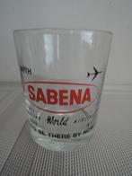 Sabena drinkglas, Verzamelen, Luchtvaart en Vliegtuigspotten, Overige typen, Ophalen of Verzenden, Zo goed als nieuw