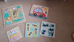 Hema houten puzzels, jip en janneke, Kinderen en Baby's, Speelgoed | Kinderpuzzels, Ophalen, Minder dan 10 stukjes, Zo goed als nieuw