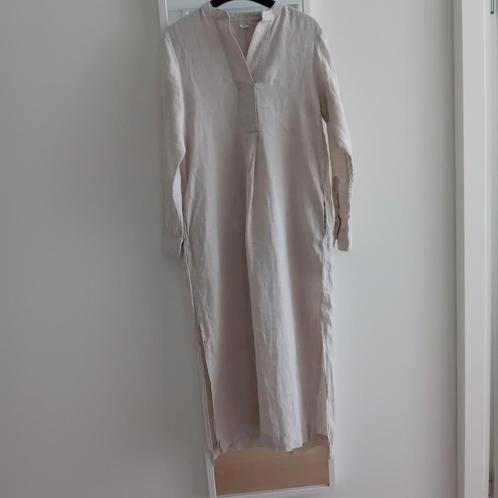 100% lange linnen Jurk ARKET Stockholm  NIEUW, Kleding | Dames, Jurken, Nieuw, Maat 36 (S), Beige, Onder de knie, Ophalen of Verzenden