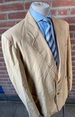 Bermani beige blazer, 80% Katoen, 20% Linnen maat 52, Ophalen of Verzenden, Zo goed als nieuw, Maat 52/54 (L), Beige