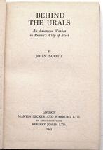 Behind the Urals 1943 John Scott - Rusland Magnitogorsk USSR, Ophalen of Verzenden