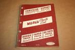 Chrysler Truck Parts List (Dodge, Fargo, Desoto) - 1954 !!, Ophalen of Verzenden