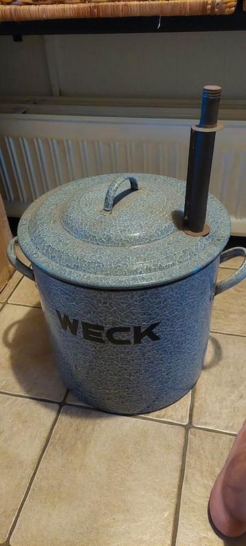 Weck ketel met thermometer en rooster beschikbaar voor biedingen