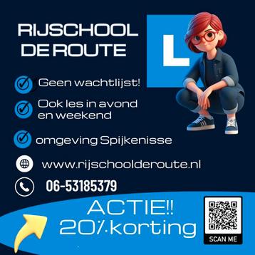 ACTIE!! Rijschool in Spijkenisse beschikbaar voor biedingen