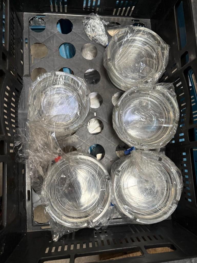 9x Asbak glas groot, Ophalen, Time Out, Asbak, Boonsweg 43