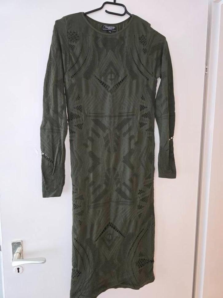 leuke jurk maat M  (z11, Kleding | Dames, Jurken, Zo goed als nieuw, Maat 38/40 (M), Blauw, Boven de knie, Ophalen of Verzenden