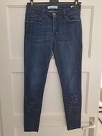 Queen hearts jeans Midwaist model maat S, Blauw, W28 - W29 (confectie 36), Ophalen of Verzenden, Queen hearts