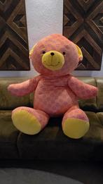 Roze met gele Gucci knuffel beer XXL, Ophalen, Zo goed als nieuw, Beer