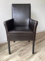 Mooie en degelijke eetkamer stoelen, 6 stuks, Ophalen, Gebruikt, Bruin, Vijf, Zes of meer stoelen