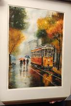 Schilderijen -Lisbon-Water colour, Ophalen of Verzenden