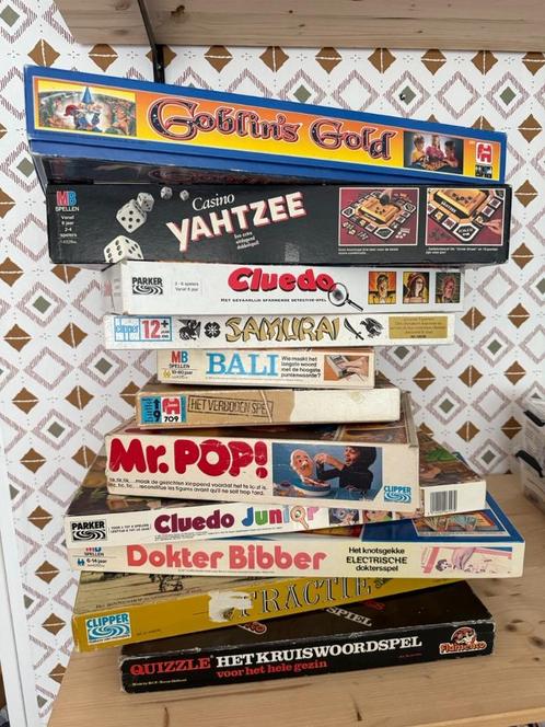 12 Bordspellen, Hobby en Vrije tijd, Gezelschapsspellen | Bordspellen, Gebruikt, Ophalen