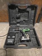 Hitachi DS 18DSFL schroefboormachine 18V met accu en lader, Ophalen of Verzenden, Gebruikt