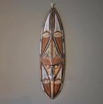Authentiek Papua new Guinea masker 68 CM, Ophalen of Verzenden