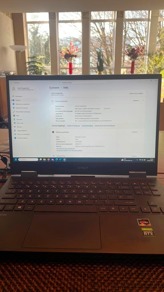HP OMEN 15 Gaming Laptop, Computers en Software, Windows Laptops, Gebruikt, 15 inch, SSD, 4 Ghz of meer, 16 GB, Qwerty, Met videokaart