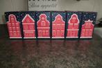 8 Postcodeloterij huisjes 1,2,3,4,5,6,7,8 3 kerstboomhangers, Diversen, Kerst, Ophalen of Verzenden, Nieuw