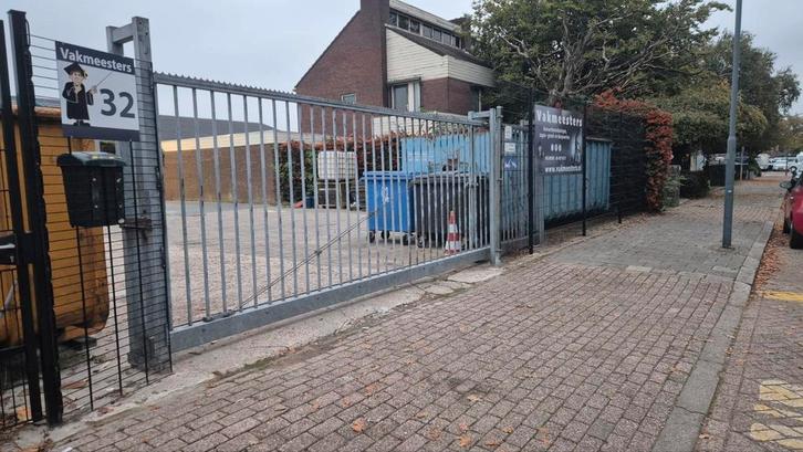 Schuifpoort verzinkt, Tuin en Terras, Tuinhekken en Hekwerk, Zo goed als nieuw, Spijlenhekwerk, IJzer, Ophalen of Verzenden