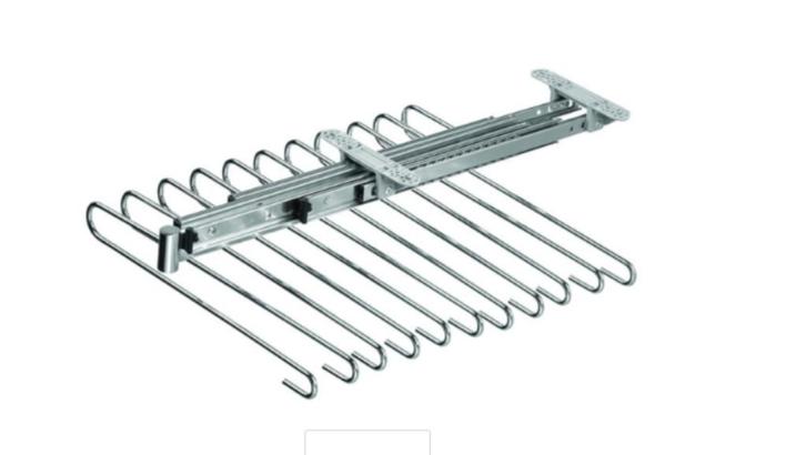 2 Broekenhouders uitschuifbaar voor 11 broeken, Huis en Inrichting, Kasten | Kledingkasten, Nieuw, Minder dan 100 cm, Minder dan 50 cm
