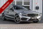 Mercedes C-Klasse C200 AMG 184PK PANO BURMESTER LEER NIGHT, Automaat, Achterwielaandrijving, Gebruikt, Zwart