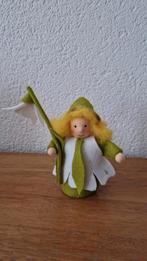 Sneeuwklokjes poppetje van wolvilt, Hobby en Vrije tijd, Vilt, Ophalen of Verzenden, Figuurtje(s), Wolvilt