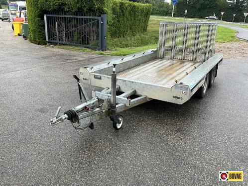 Hulco Terrax-2 Machinetransporter in goede staat, Auto diversen, Aanhangers en Bagagewagens, Gebruikt
