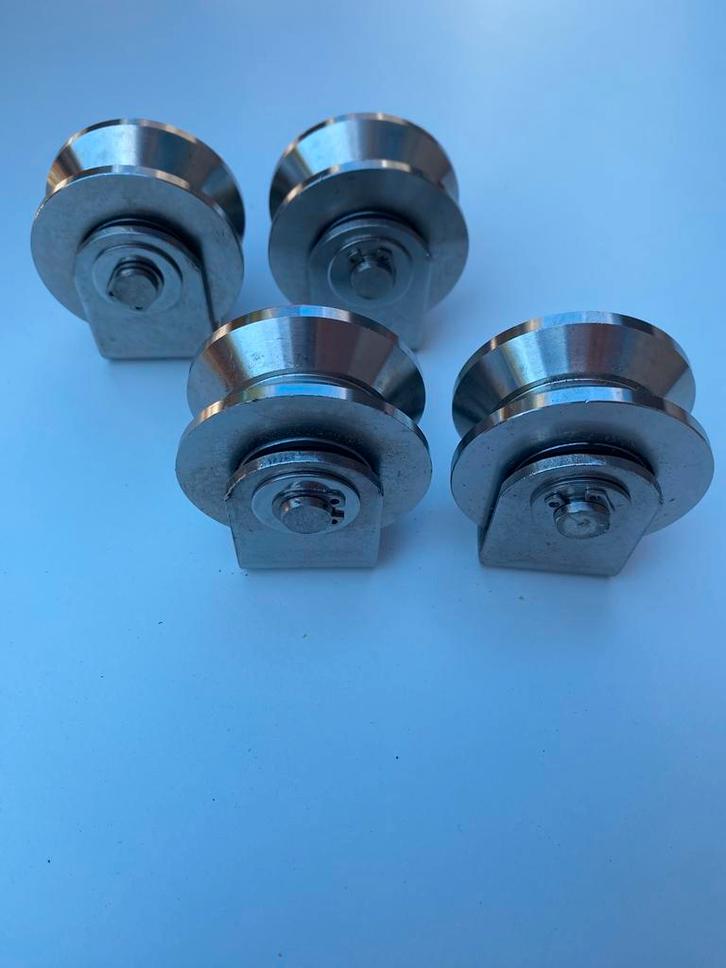 4x gelagerde rol voor hangdeur of schuifdeur, Doe-het-zelf en Verbouw, Deuren en Horren, Nieuw, Ophalen of Verzenden