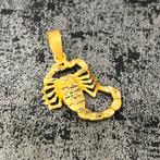 14 karaat gouden hanger schorpioen kettinghanger, Ophalen of Verzenden, Zo goed als nieuw, Goud, Kruis of Symbool