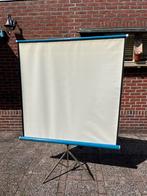 Projectiescherm 127x130cm wn projectietafeltje, Ophalen of Verzenden, Zo goed als nieuw