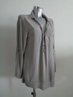 Transfer viscose blouse, lichtgrijs, maat XXL, Nieuw, labels, Verzenden, Nieuw, Maat 46/48 (XL) of groter, Grijs