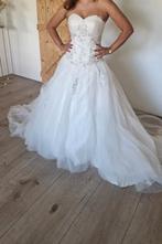 Trouwjurk, Kleding | Dames, Trouwkleding en Trouwaccessoires, Ophalen, Zo goed als nieuw, Wit, Trouwjurk
