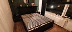 IKEA Malm 2-persoonsbed met lattenbodems 160x200 cm., Ophalen, Verstelbaar, Zwart, Tweepersoons