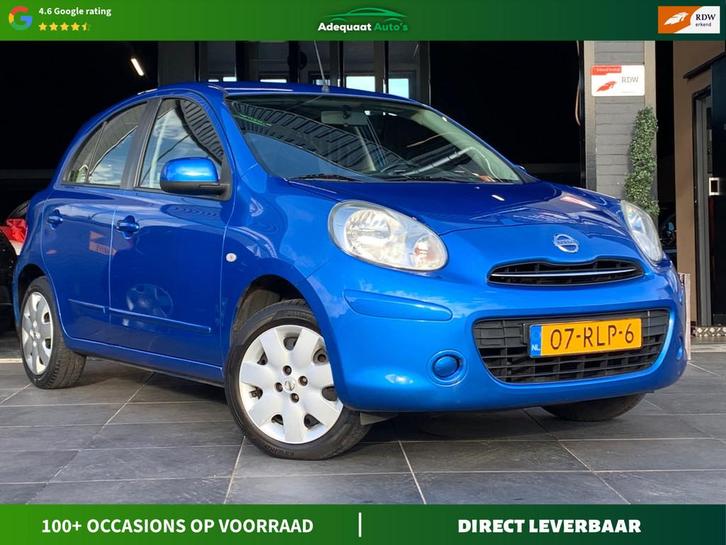 Nissan Micra 1.2 Acenta|Cruise|Climate|2e Eig|NAP|El.Ramen, Auto's, Nissan, Bedrijf, Te koop, Micra, ABS, Airbags, Airconditioning