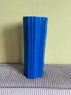& Klevering vaas blauw zgan, Huis en Inrichting, Blauw, Ophalen of Verzenden, Minder dan 50 cm, Glas
