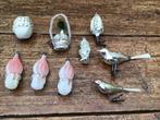9 antieke glazen kerstballen,vogeltjes enz., Ophalen of Verzenden, Zo goed als nieuw