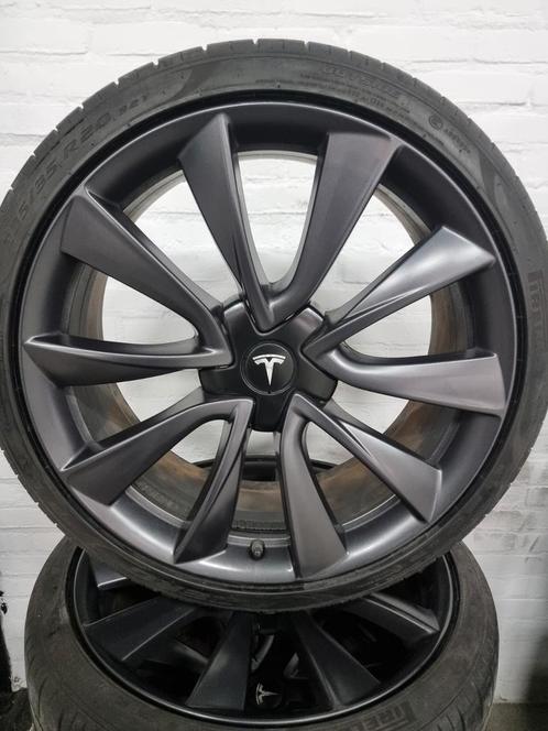 Orig. 20" Tesla Model 3 Performance velgen, 7 mm Pirelli zom, Auto-onderdelen, Banden en Velgen, Banden en Velgen, Zomerbanden
