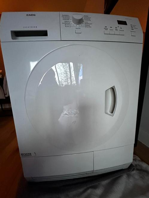 AEG lavatherm protex droger *defect*, Witgoed en Apparatuur, Wasdrogers, Zo goed als nieuw, Condens, 6 tot 8 kg, Ophalen