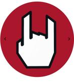 Nieuwe Rockhand stickers!, Ophalen of Verzenden, Nieuw, Overige typen